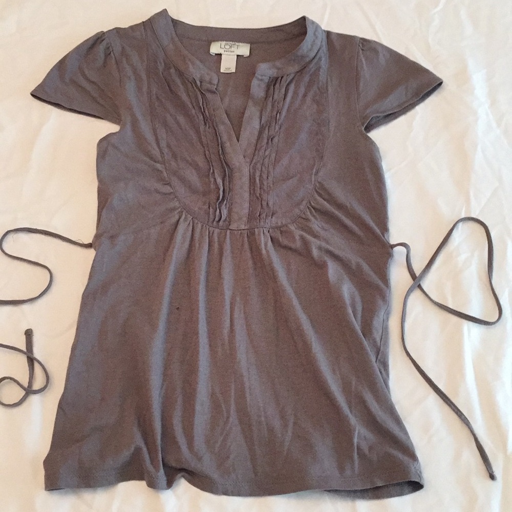 Ann Taylor Flutter Sleeve Top